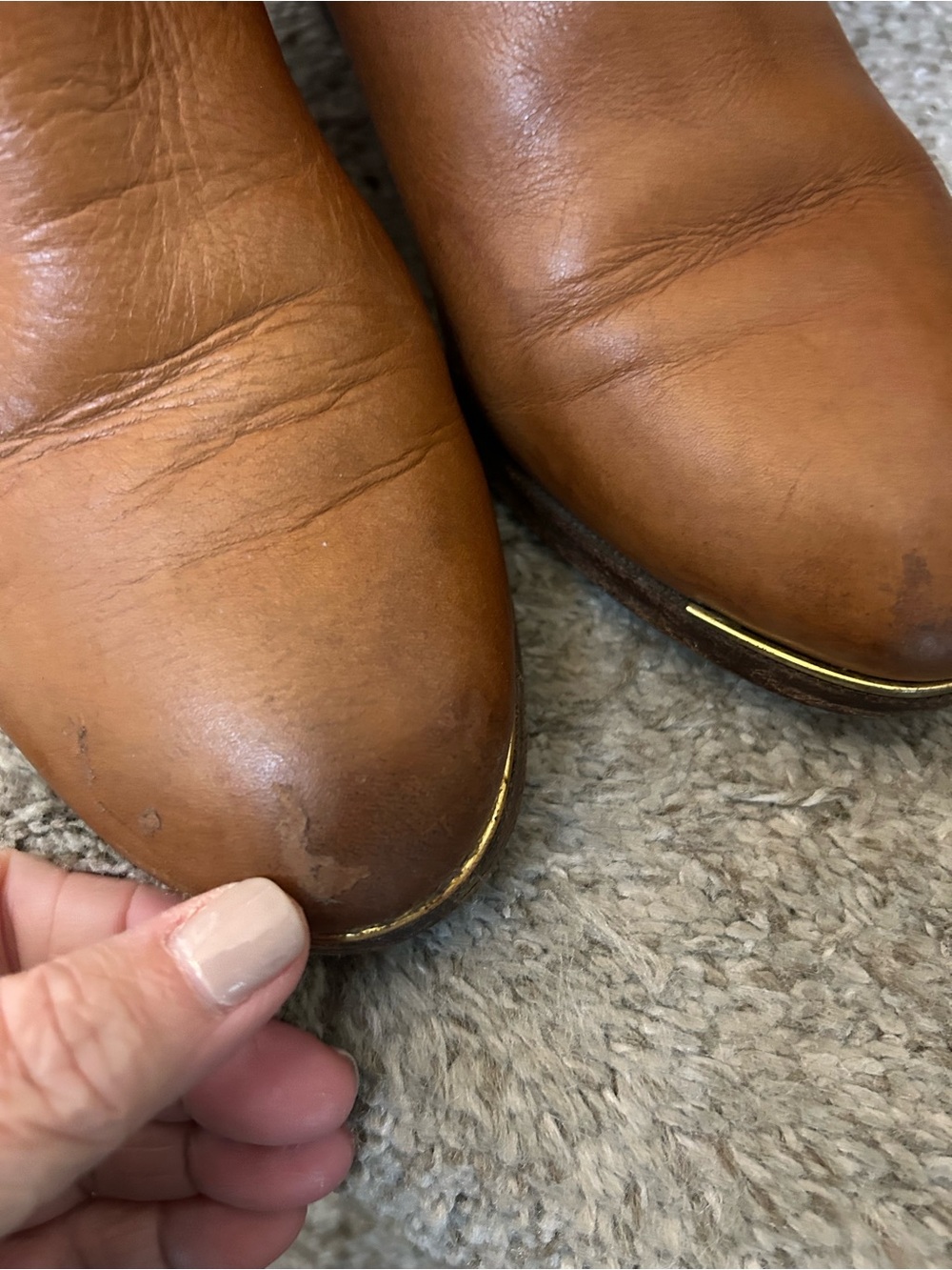 Coach Waldorf Calf Leather Boots with Gold toe and snap details. SZ 7. Luxury. - Picture 6 of 14
